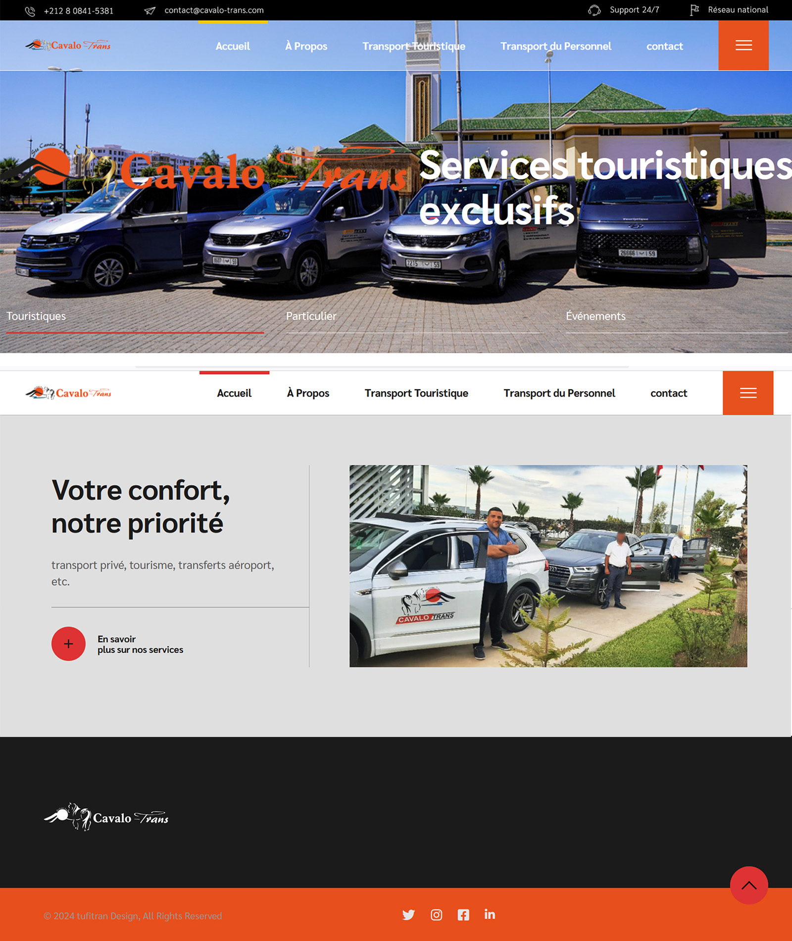 Cavalo Trans tourism transport portfolio preview