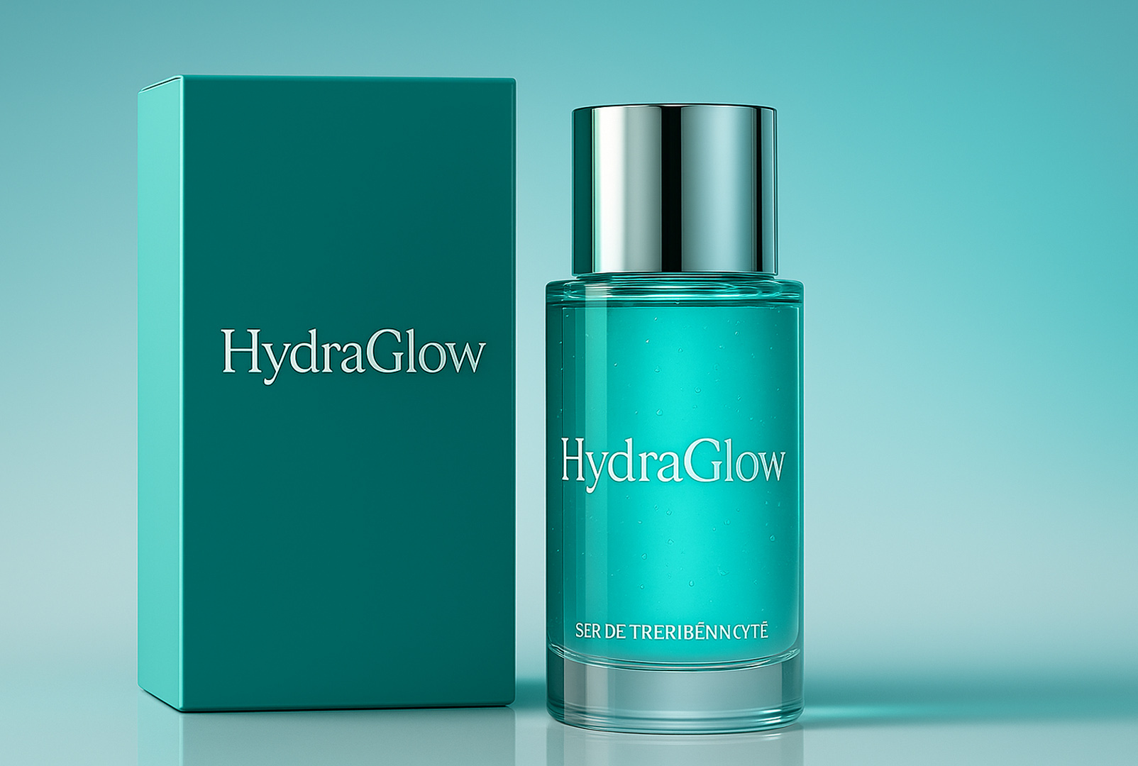 HydraGlow beauty AI campaign portfolio preview